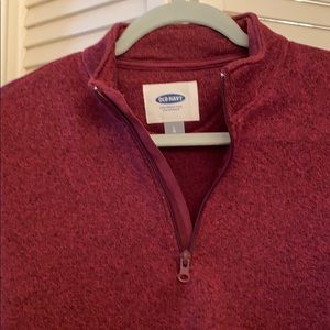 Men’s Old navy red zipper front sweatshirt